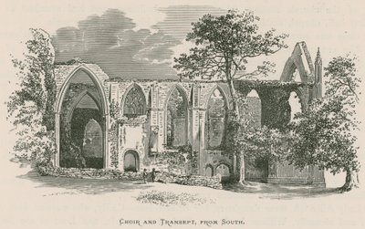 Bolton Priory, chœur et transept, depuis le sud - Alexander Francis Lydon